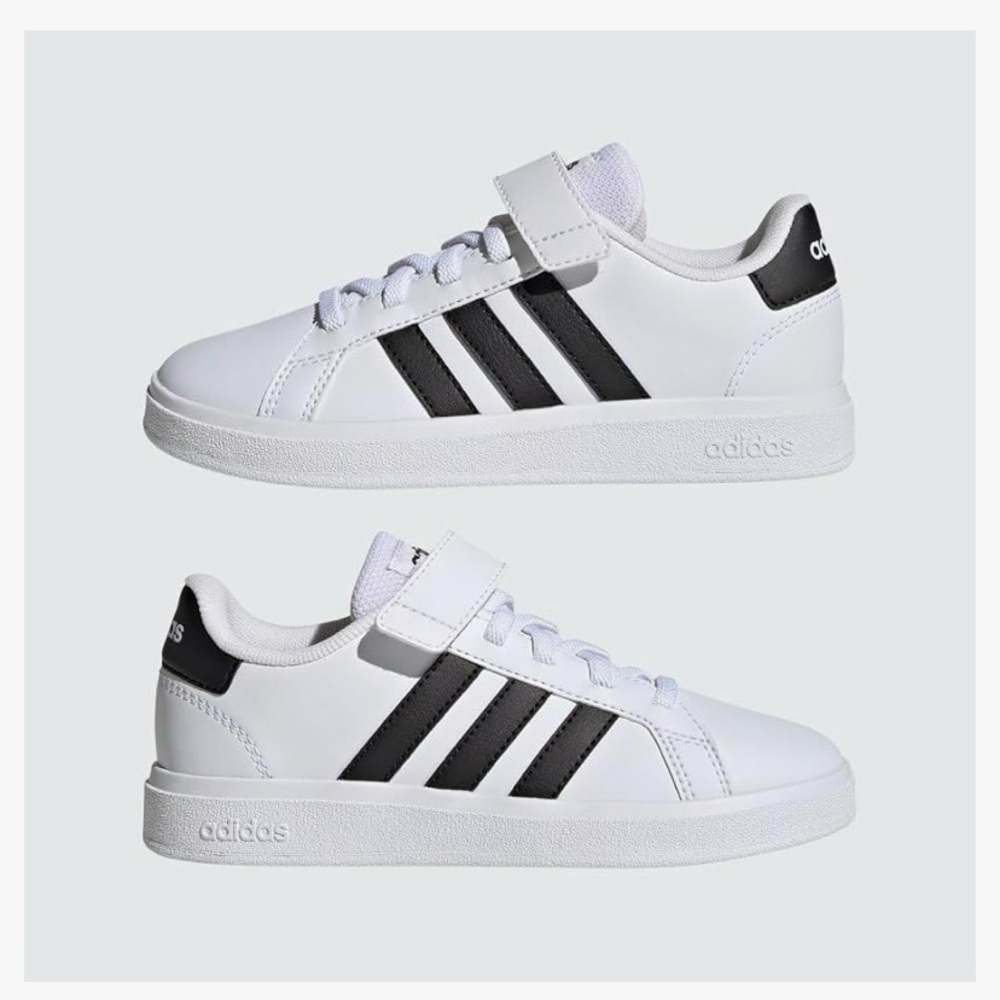 adidas Kids' Grand Court 2.0 Elastic (Big Kid)
